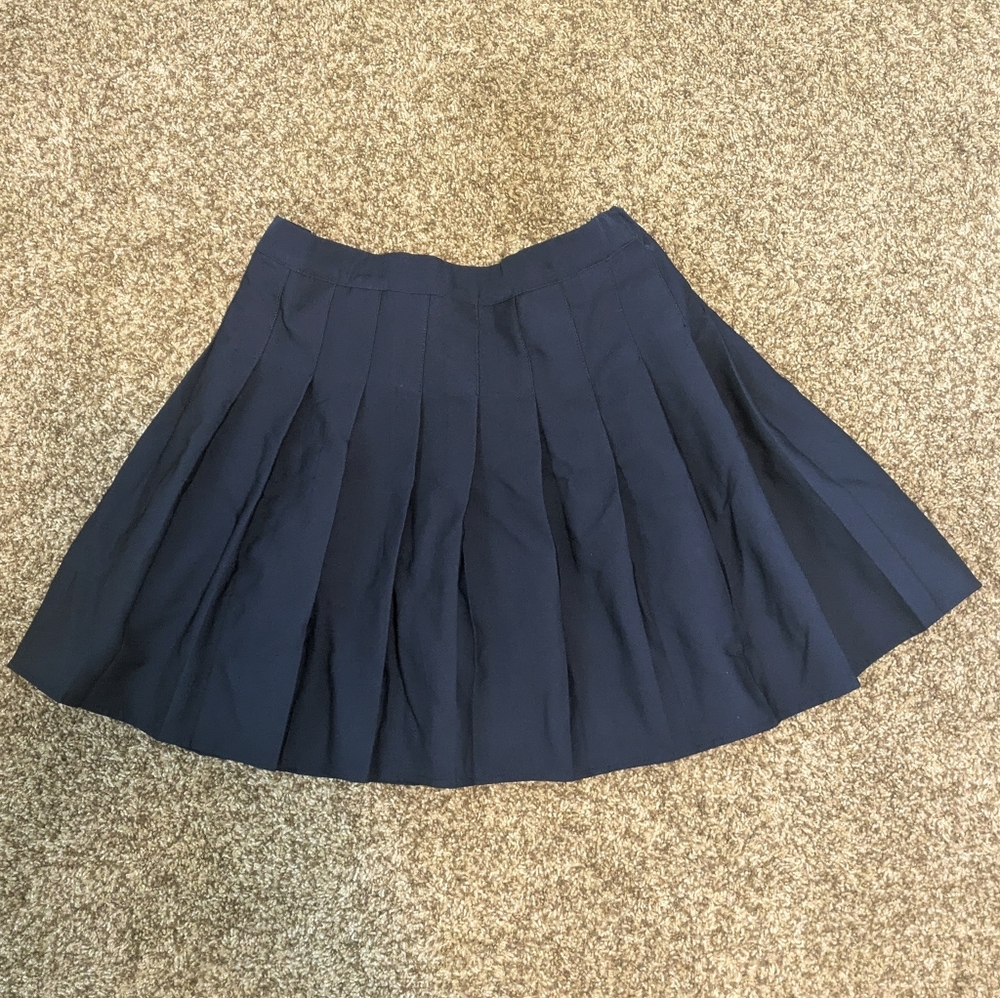 Navy Pleated Tennis Skort
